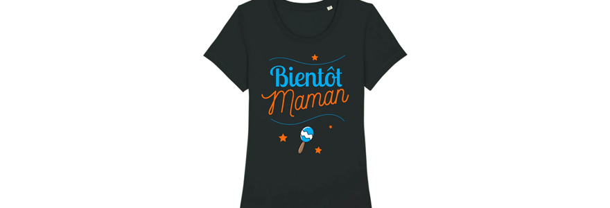 t-shirt annonce grossesse